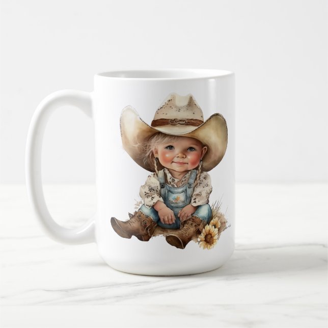 ADORABLE SMILLE COWGIRL KAFFEMUGG (Vänster)