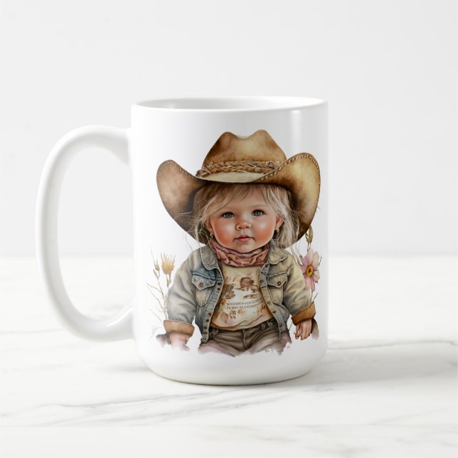 ADORABLE SMILLE COWGIRL KAFFEMUGG (Vänster)