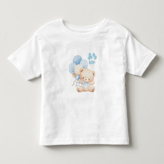 Adorable Sweet Bear with Balloons – Lovely Design T Shirt
