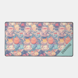 Adorable Tea Party Doodle Collage,