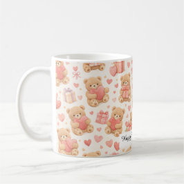 Adorable Valentine’s Day Coffee Teddy Bear Mug Kaffemugg