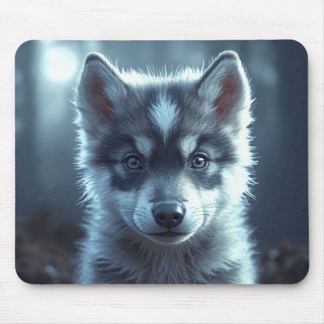 Adorable Wolf Baby in the Moonlight Musmatta (Framsidan)