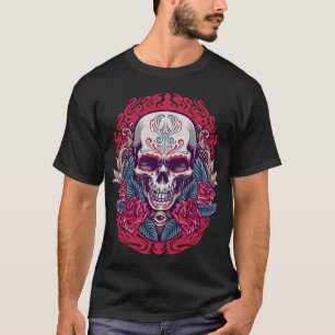 Adorables Day of the dead Mexican Stil T-Shirt