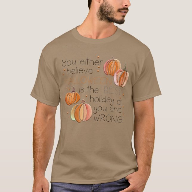 Adorables Halloween du tror på T-Shirt (Framsida)