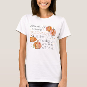 Adorables Halloween du tror på T-Shirt