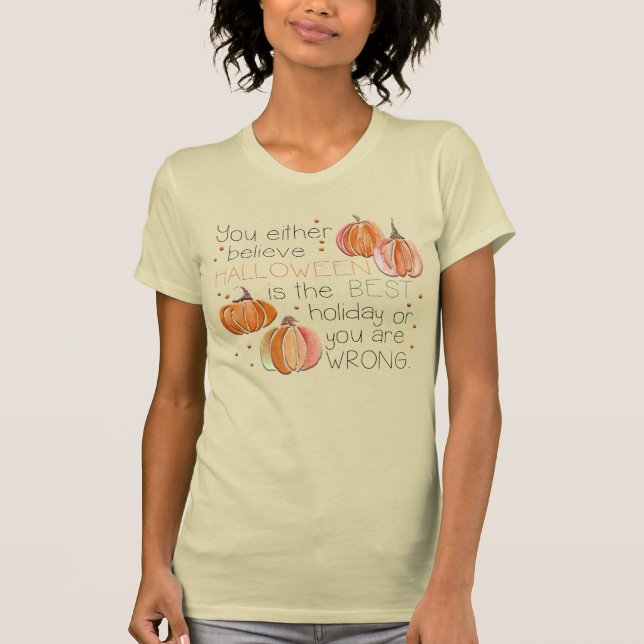 Adorables Halloween du tror T Shirt (Framsida)