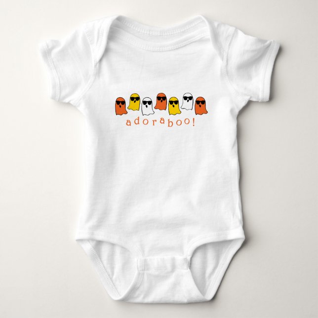 Adoraboo! Halloween spöken Tee Shirt (Framsida)