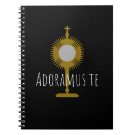 Adoramus Te (Vi beklagar dig) Latin Anteckningsbok