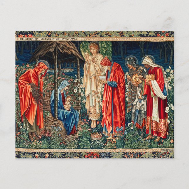 ADORATION MAGI Morris,Burne-Jones Flygblad (Framsidan)
