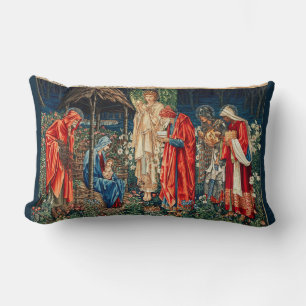 ADORATION MAGI Morris,Burne-Jones-jul Lumbarkudde