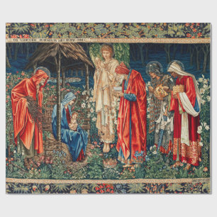 ADORATION MAGI Morris,Burne-Jones-jul Presentpapper