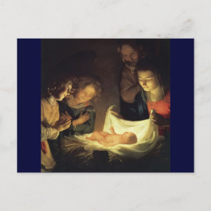 Adoration of Child Adorazion del Bambino Vykort
