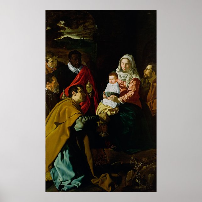 Adoration of the Kung, 1619 Poster (Framsidan)
