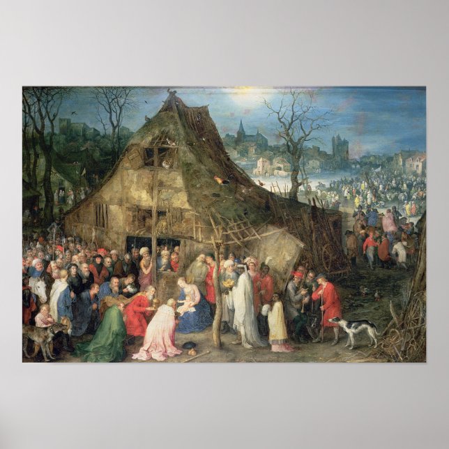 Adoration of the Magi, 1598 Poster (Framsidan)