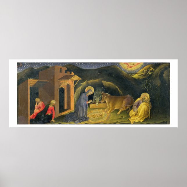 Adoration of the Magi Altarpart; lämnat hand prede Poster (Framsidan)