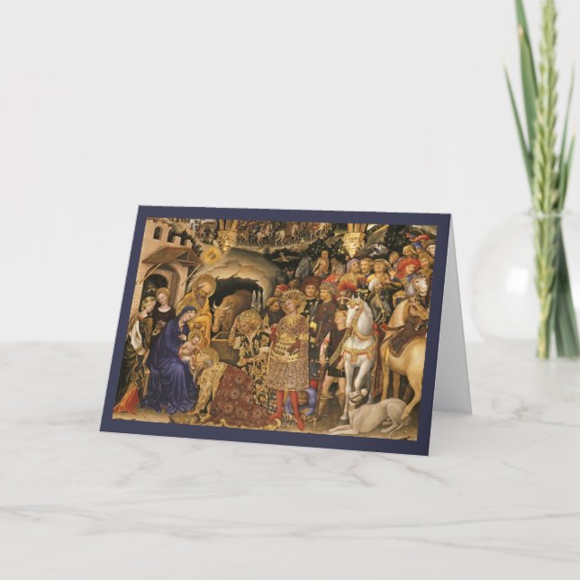 Adorazione deiMagi Helgkort (Framsida)