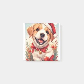 Adorble Brown White Dog  Post-it Block