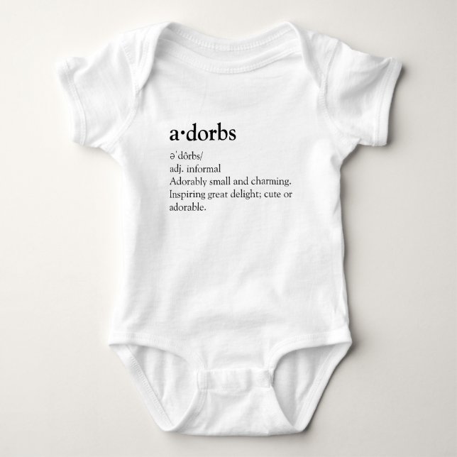 Adorbs Baby Jersey Bodykostym Tee (Framsida)