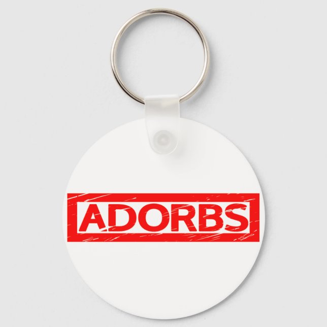 Adorbs Frimärke Nyckelring (Framsida)