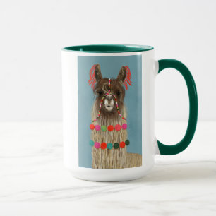 Adorded Llama - Brown Mugg