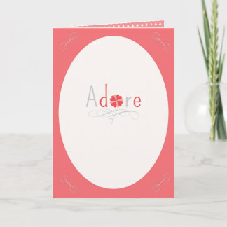 Adore dig helgkort
