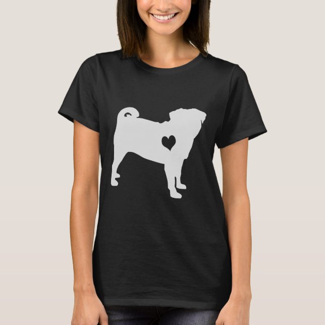 Adore Pugs Classic T-Shirt 354 (Framsida)