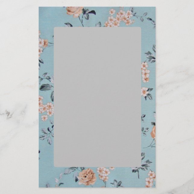 Adoring Flowers - Stationery Brevpapper (Framsida)