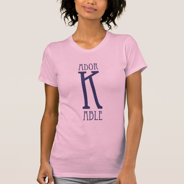 Adorkable dig! t-shirt (Framsida)