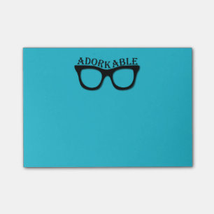 Adorkable - Dork - Nerd - Geek Post-it Block