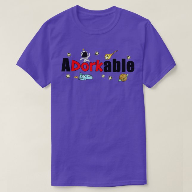 Adorkable T Shirt (Design framsida)