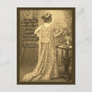 Adorn Yourself följaktligen - Vintage Photography Vykort