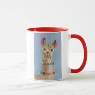 Adorned Llama - Beige Mugg