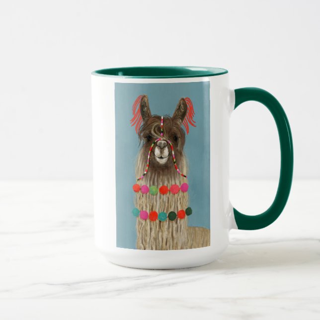 Adorned Llama - Brown Mugg (Höger)