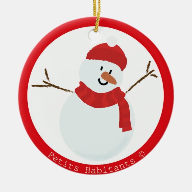 Adorno de cerámica julgransprydnad keramik (Framsidan)