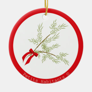 Adorno de cerámica julgransprydnad keramik