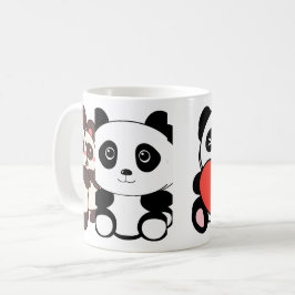 Adous Panda Mugg - Perfekt för Djur älskare