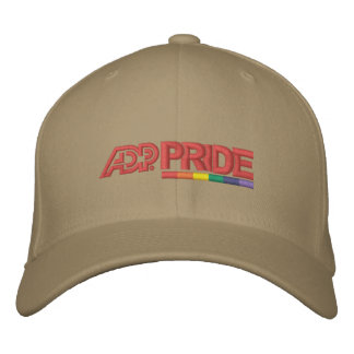 ADP Pride Flexfit Wool Cap - Khaki Broderad Keps