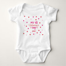AdProviant Baby First Valentines day Shirt