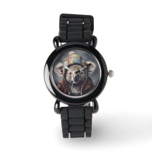 Adreatable koala med söt hatt som kan användas armbandsur
