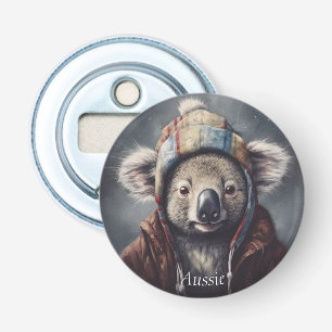 Adreatable koala med söt hatt som kan användas flasköppnare