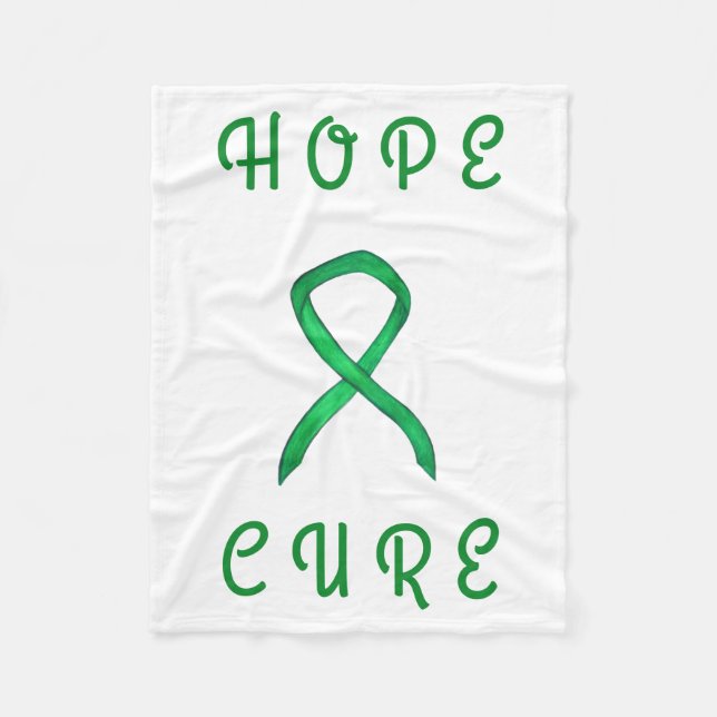 Adrenal Cancer Awareness Ribbon Angel Soft Blanket Fleecefilt (Framsidan)
