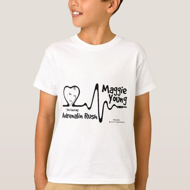 Adrenalin rusar Merch Tee Shirt (Framsida)