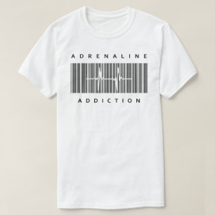 Adrenalinböjelsemanar grundläggande T-tröja T-shirt