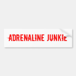 Adrenalinknarkareklistermärke för bildekal