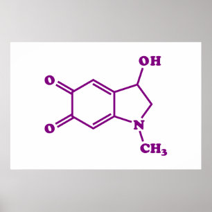 Adrenokrom molekylär kemisk formel poster