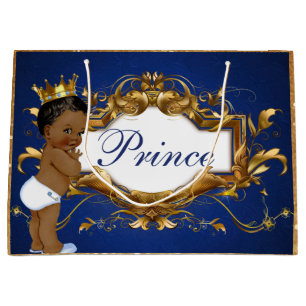 Adress African Prince Royal Blue/Guld Gift Bag
