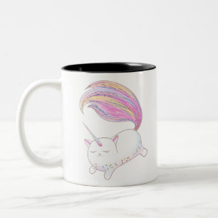 Adress Caticorn Två-Tonad Mugg