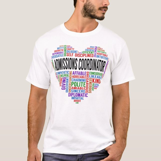Adress Coordinator Heart T Shirt (Framsida)