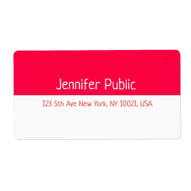 Adress, Fraktsedel (Framsidan)