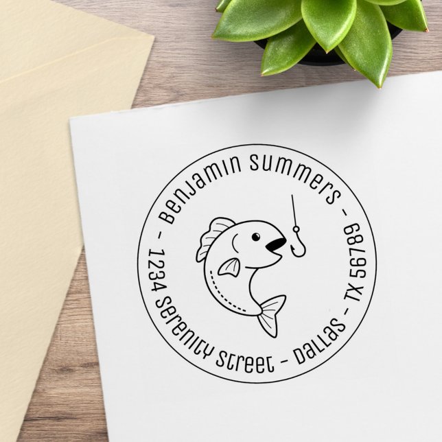 Adress i Krok-rundan Stämpel (Skapare uppladdad)